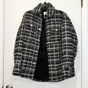 H&M Plaid Oversized Jacket
